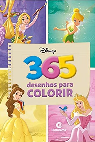 «365 Desenhos para Colorir – Princesas Disney, Amarelo» Culturama